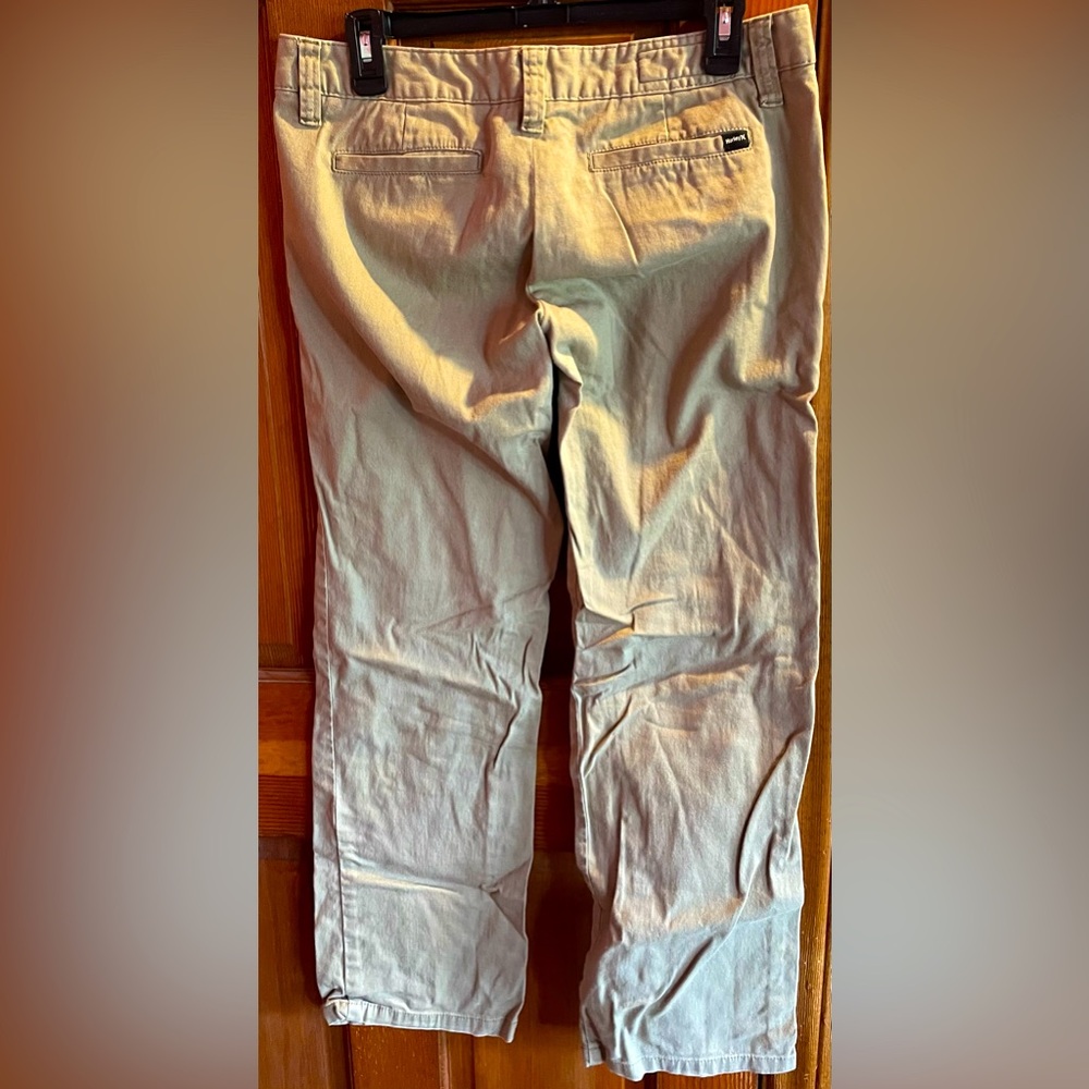 Hurley Lowrider Straight Leg Khaki Pants Women's Size 7